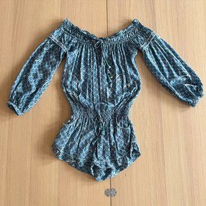 Poupette st Barth Romper size xs blue